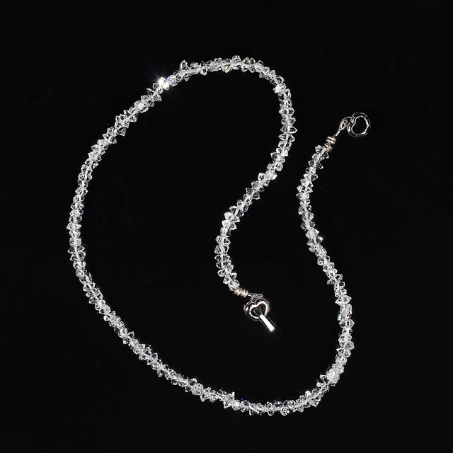 2020s Ajd 17 Inch 'Herkimer Diamond' Crystal Necklace For Sale - Image 5 of 5