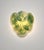 Glass Wall Sconces with Acid-Etched Alabaster Glass Discs, 1990s, Set of 2 For Sale - Image 14 of 15