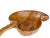 Mid 20th Century Mid 20th Century Hand Carved Solid Wood Large Size Leaf Shaped Bowl For Sale - Image 5 of 12