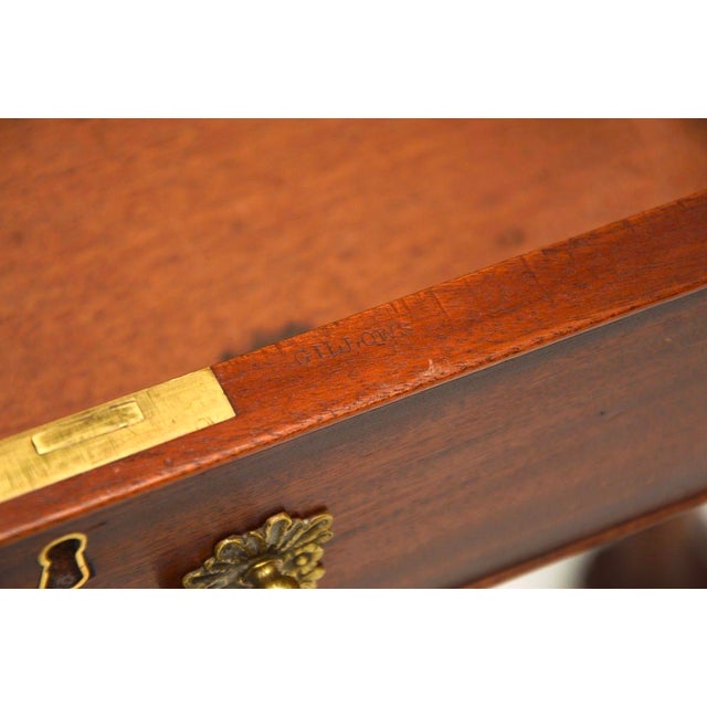 Antique Chippendale Revival Desk from Gillows, 1890s For Sale - Image 15 of 16