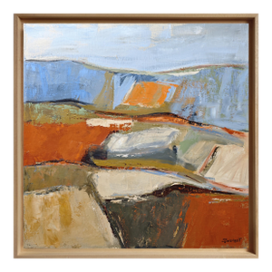 Premices De L'été, Abstract Landscape, Contemporary, Framed by Sophie Dumont