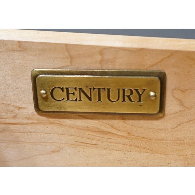 Brown Century Furniture Solid Mahogany Traditional Chippendale Style 28" Three Drawer Chest Nightstand For Sale - Image 8 of 12