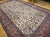 Antique Oversized Persian Kerman Lavar Rug, Hand-Knotted Wool, Allover Floral Vase Pattern, Ivory & Pink, 11x20 For Sale - Image 11 of 18