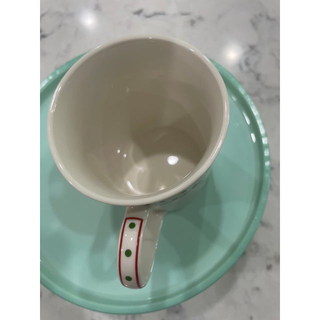 Spode Polka Dot Christmas Tree Mug For Sale In Atlanta - Image 6 of 7