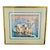 1980s John Asaro "Beach at Del Mar" Custom Frame, Signed & Numbered Hc 8 of 25 Serigraph For Sale
