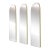 Set of Three Regent Arch Top Wall Mirrors For Sale