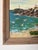 Vintage Impressionist Coastal Harbor Oil Painting on Canvas - Framed For Sale - Image 9 of 18