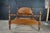 1940s Vintage Federal Sheraton Revival 4 Post Matchbook Walnut Full Size Bed Frame For Sale - Image 5 of 18
