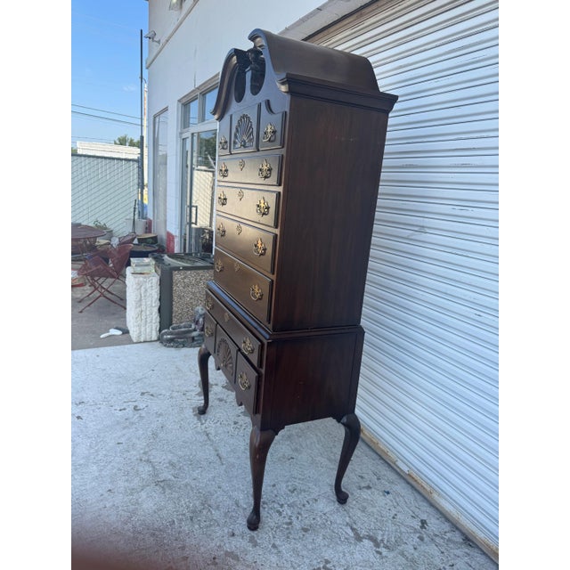 Early 20th Century Drexel Highboy Chest of Drawers For Sale In Houston - Image 6 of 11