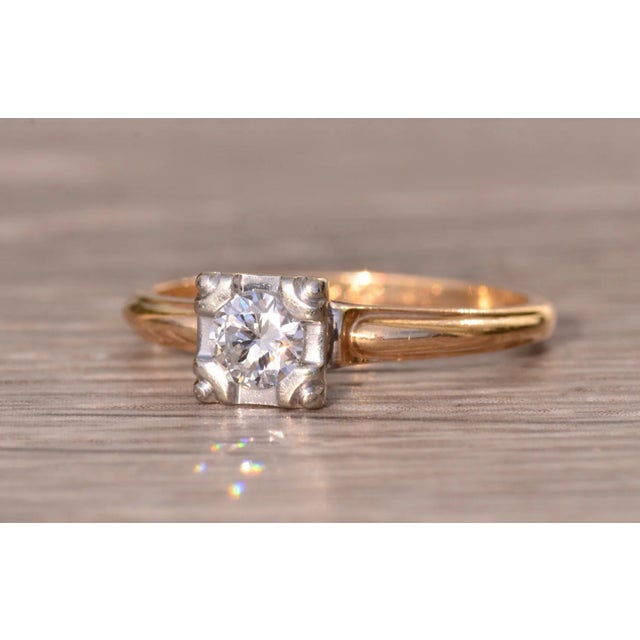 The Destin: Antique Solitaire Engagement Ring For Sale - Image 4 of 10
