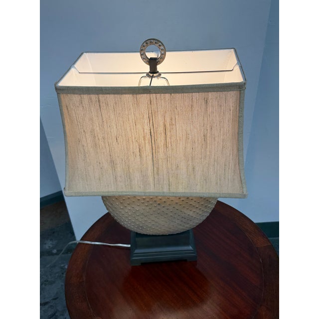 Uttermost Cumberland Beaded Sandstone Table Lamp For Sale - Image 11 of 12