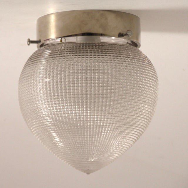 Vintage French Industrial Ceiling, Wall or Desk Light from Holophane, 1930s For Sale - Image 6 of 6