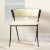 Off-white leather contrasts boldly with hand-forged iron in the artisan-crafted Nevado chair. Featuring a generously...