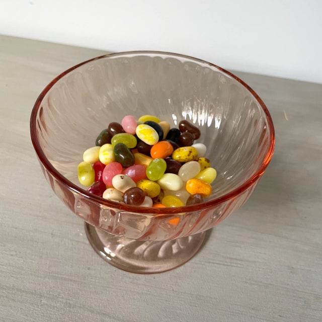 Cristal d' Arques Mid-Century Cristal d'Arques-Durand Swirl Optic Small Compote Candy / Nut Bowl For Sale - Image 4 of 6