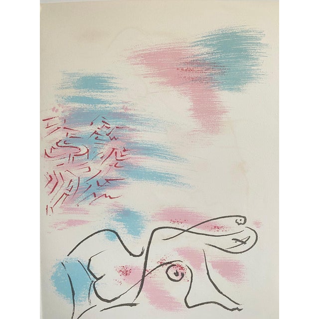 This is from the suite by Jean Paul Sartre and Andre Masson, Limited edition of 175. published by Fernand Mourlot, 1961....