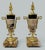 Pair French Regency Styl Giallo Sienna Marble Gilt Bronze Cassolettes Urns Vases For Sale - Image 6 of 10