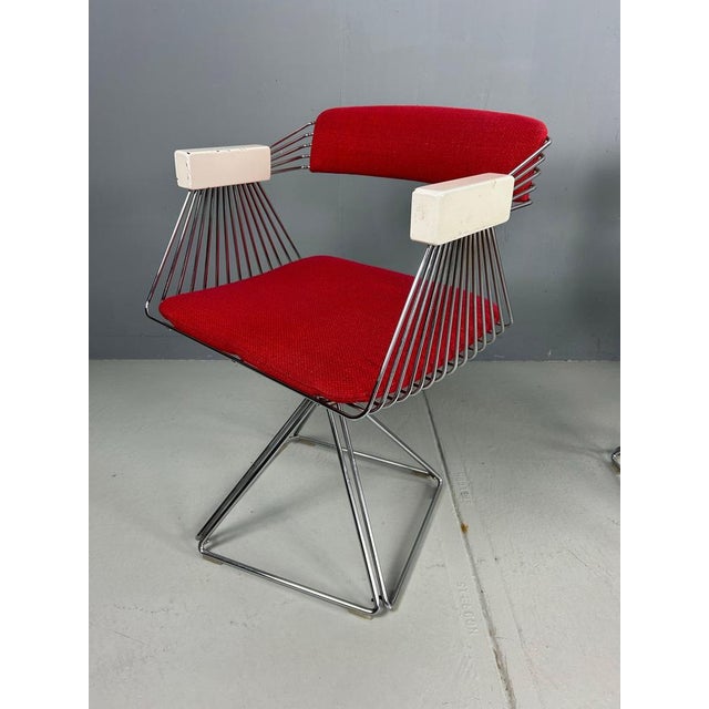 Delta Wire Armchairs attributed to Rudi Verelst, 1971, Set of 2 For Sale - Image 12 of 18