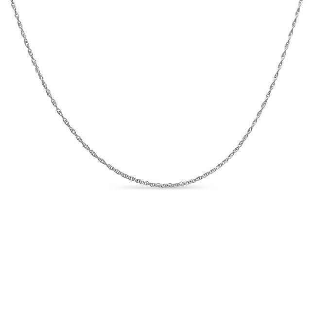 Haus of Brilliance .925 Sterling Silver 1/10 Cttw Diamond Lock Pendant 18" Necklace (H-I Color, I1-I2 Clarity) For Sale - Image 4 of 6