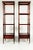 Brown Vintage Solid Mahogany Wood Display Etageres / Shelves - a Pair For Sale - Image 8 of 12