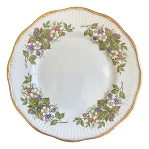 Vintage English Bone China Decorative Dessert Plate