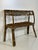 Wood Vintage Rattan and Wicker Console Table with Masonite Top, 1950s For Sale - Image 7 of 10