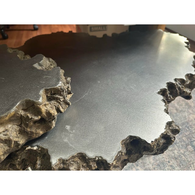 Lovely San Francisco Palecek Nesting Lava Coffee Table Set of 2