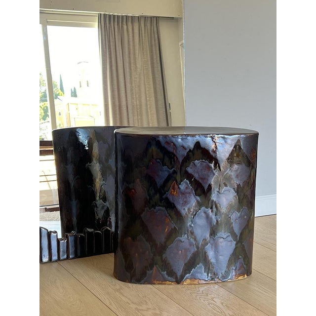 Magma&Ice Side Table by Katia Langeard For Sale - Image 6 of 8