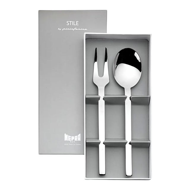 Mepra Stile 2-Piece Serving Set in Gift Box For Sale