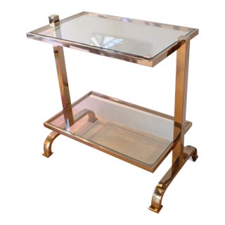 Chelsea House Smoked Glass Side Table For Sale