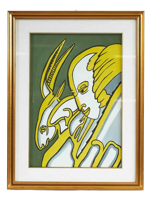 Unknown, Homage to Remo Brindisi, 2000s, Canvas