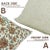 Fabdivine Decorative Block Print Cushion Cover 22x22 Inch Cotton Linen-Pushaplata For Sale - Image 4 of 4