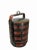 This exotic bamboo basket was used as a container with 4 separate compartments to transfer the dishes by the owner. The...