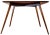 1950s Mid-Century Modern Teak Atomic Age Coffee Table For Sale - Image 4 of 13