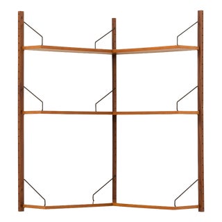 Vintage Corner Shelving Unit by Poul Cadovius for Cado, 1960s For Sale