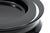 Glass Large Black Blown Glass Double-Edged Dish by Renato Anatra, circa 1980 For Sale - Image 7 of 11