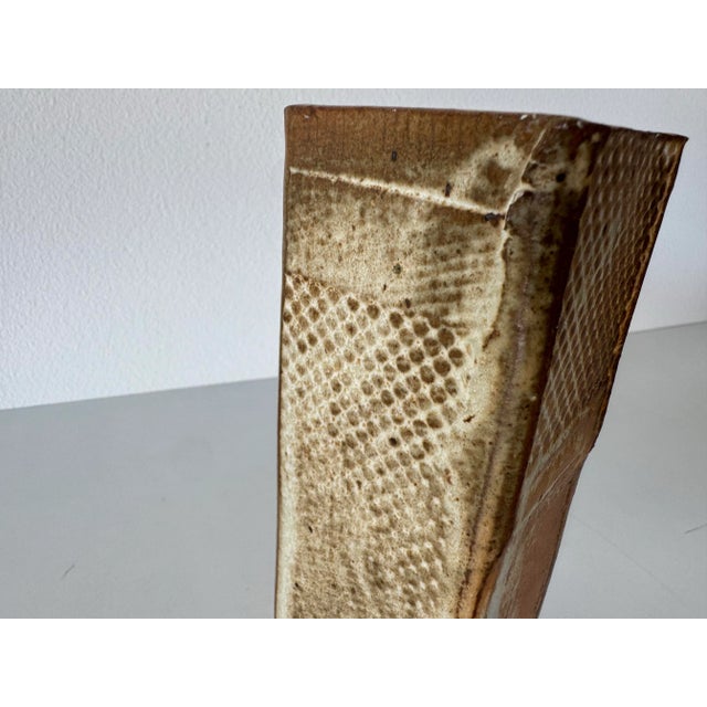 Vintage Stevens Organic Studio Pottery Vase For Sale - Image 11 of 12