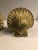 Metal 1950s Heavy Brass Clam Sea Shell Bookends For Sale - Image 7 of 9