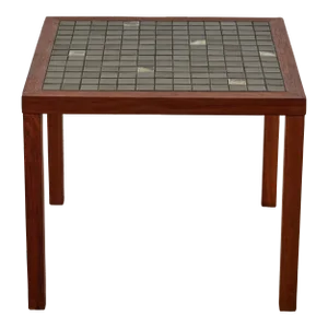 Gordon & Jane Martz Square Mosaic Tile Side Table for Marshall Studios