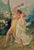 Follower of antoine calbet. french ( b.1860 - d.1944 ). theseus and ariadne, circa 1890 - 1910. mixed media. watercolour,...