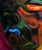 Abstract "Untitled (Portrait of Collins Obijiaku)", Oil Painting on Canvas by Ara Deinde, 2023 For Sale - Image 3 of 4