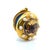 Victorian Rare Antique Essex Crystal Butterfly Locket Pendant 22k Yellow Gold For Sale - Image 3 of 7