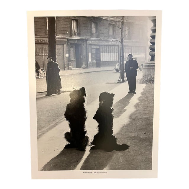 Black and White Photo Reproduction Poster After French Photographer Robert Doisneau For Sale