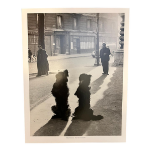 Black and White Photo Reproduction Poster After French Photographer Robert Doisneau