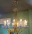 Vintage Twelve-Arm Chandelier, 1950s, in Good conditions. Designed 1950 to 1959 Up to 250V (Europe/UK Standard).The wiring...