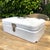 1950s Vintage Dutch White Enamel Bread Box, 1950s For Sale - Image 5 of 13