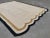 Not Yet Made - Made To Order Handmade Cotton Scalloped Rug, Light Yellow with Tan and Black Border - 6'x9' For Sale - Image 5 of 10