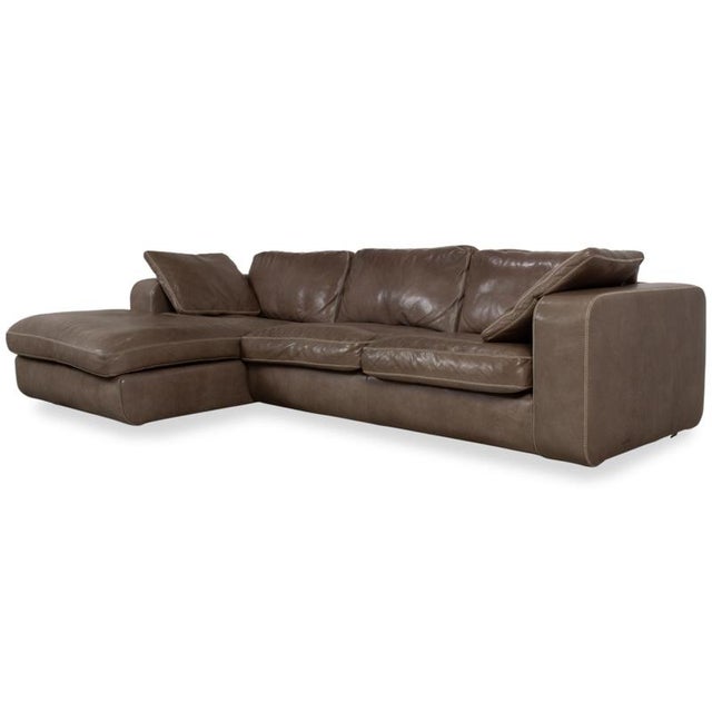 Valentino Corner Sofa in Brown Leather from Machalke For Sale - Image 17 of 17