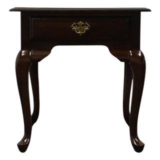Kincaid Furniture Cherry Mountain III Collection Traditional Queen Anne Style 22" Side Table For Sale