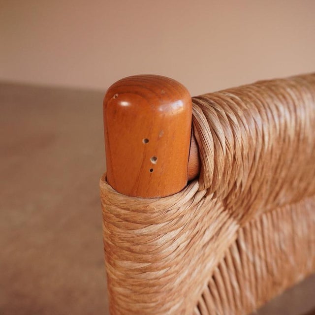 Italian Rush Dining Chairs, 1960s, Set of 2 For Sale - Image 3 of 14