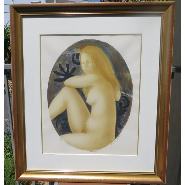 Late 20th Century Late 20th Century Nude Original Lithograph EA by Alain Bonnefoit For Sale - Image 5 of 8